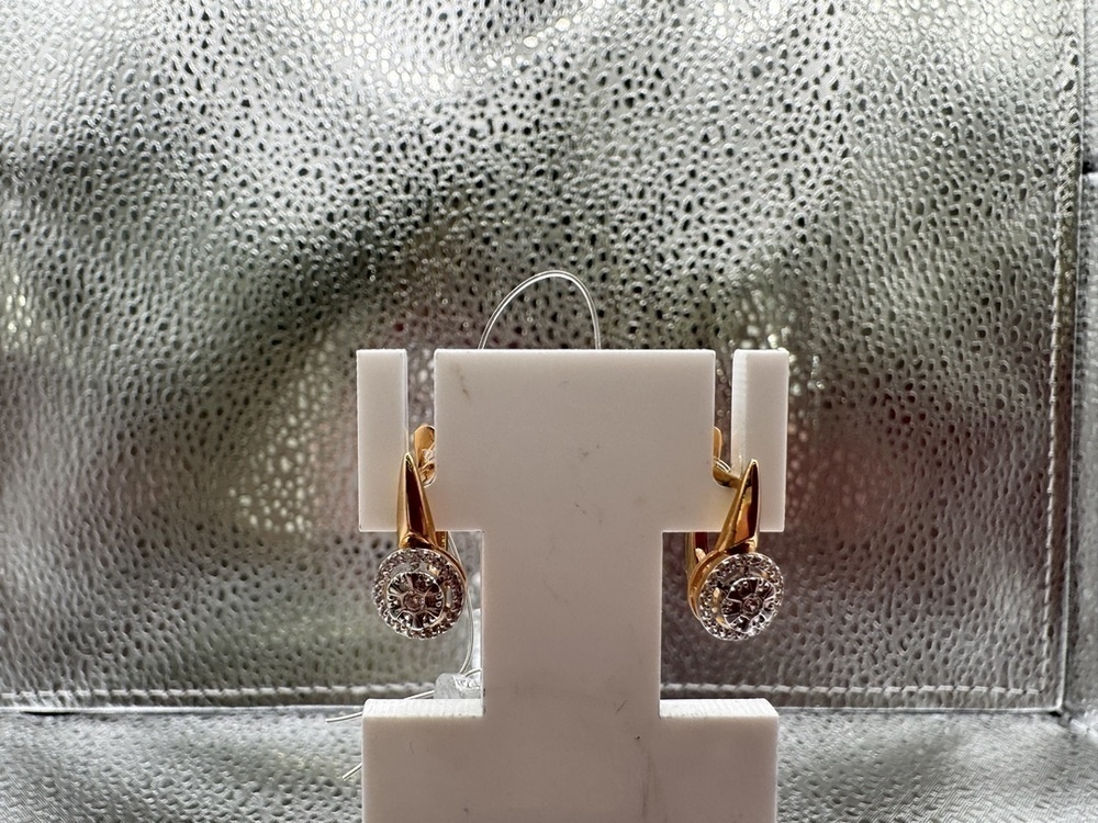 СЕРЬГИ С КАМНЯМИ (Au 585)