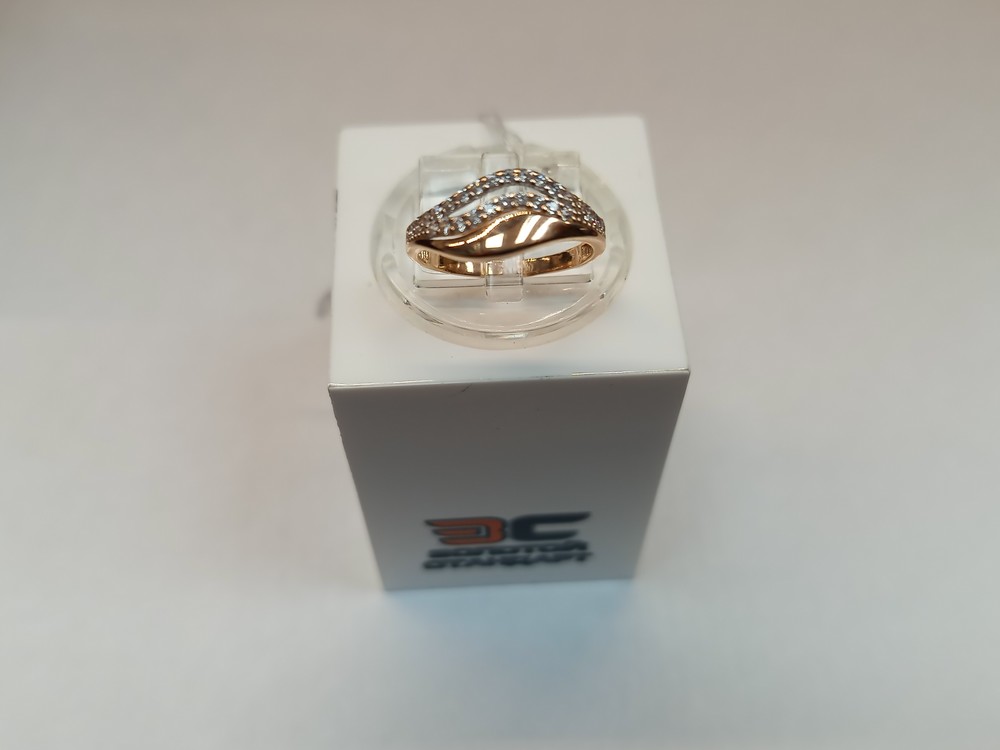 КОЛКМИ585 КОЛЬЦО С КАМНЯМИ (Au 585)