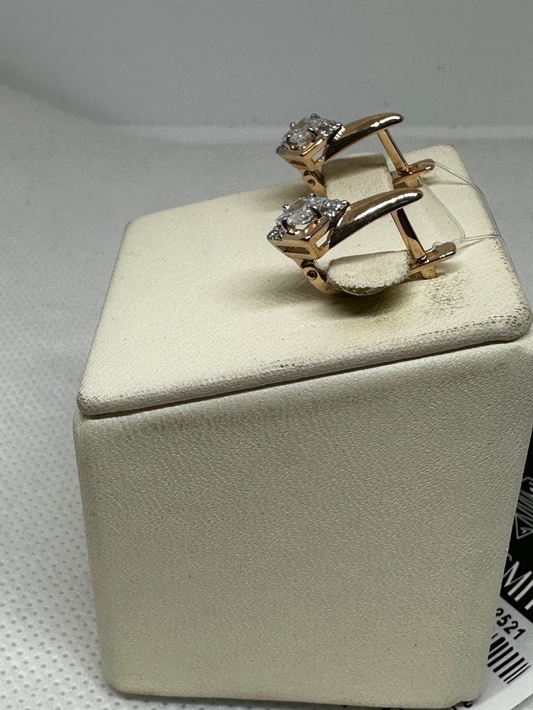 СЕРЬГИ С КАМНЯМИ (Au 585)