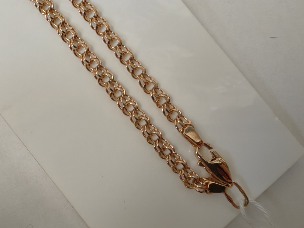 ЦЕПЬ ПОЛНОВЕСНАЯ Бисмарк (Au 585)