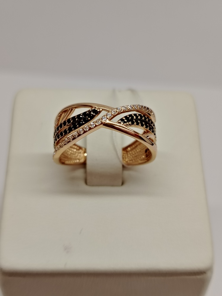 КОЛКМИ585 КОЛЬЦО С КАМНЯМИ (Au 585)