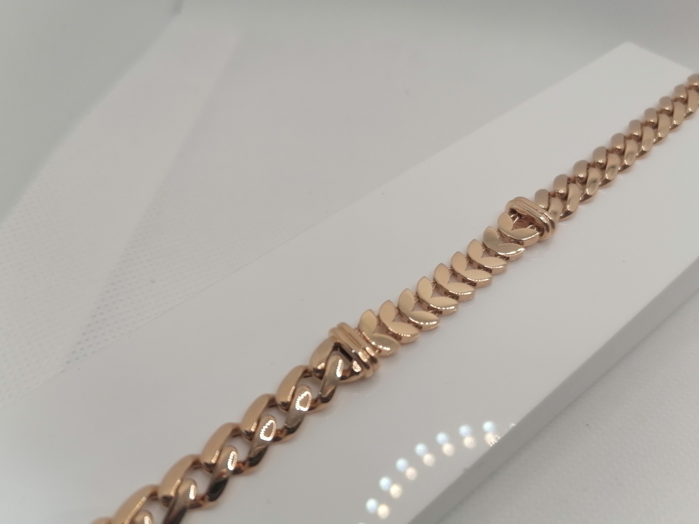 40018 БРАСЛЕТ ПУСТОТЕЛЫЙ Фантазия (Au 585)