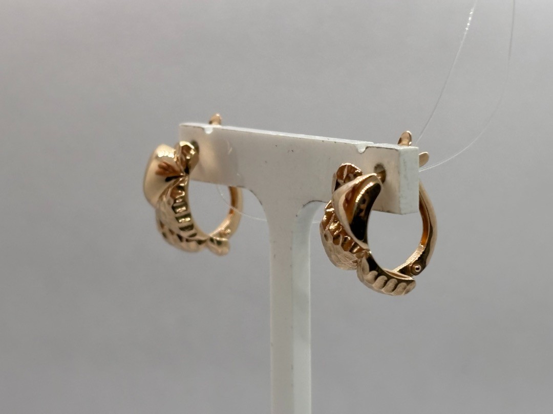 СЕРЬГИ БЕЗ КАМНЯ (Au 585)