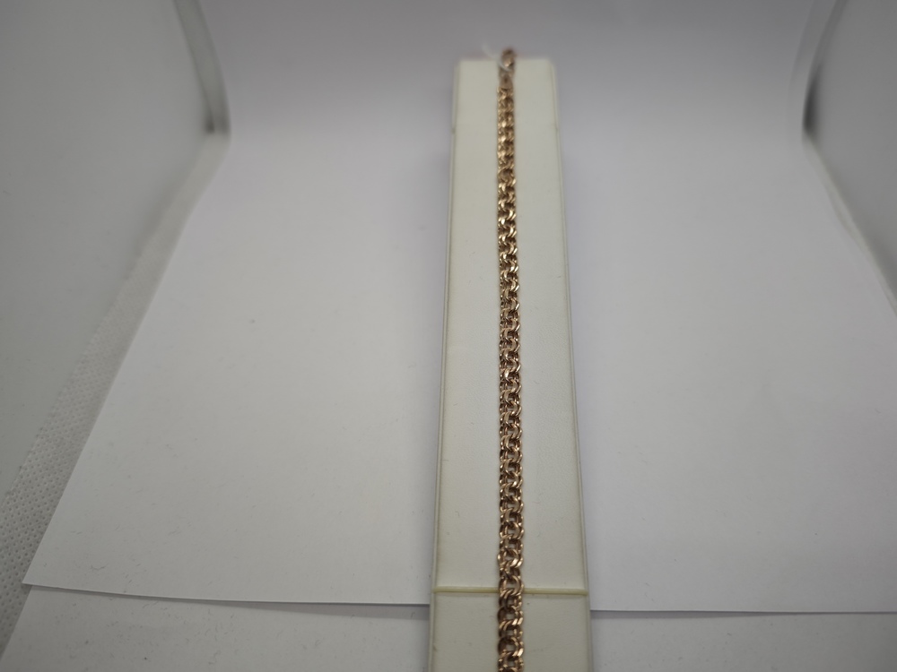 БРАСЛЕТ ПУСТОТЕЛЫЙ Бисмарк Au 585