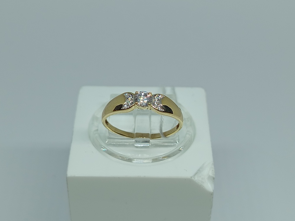 КОЛКМИ585 КОЛЬЦО С КАМНЯМИ (Au 585)
