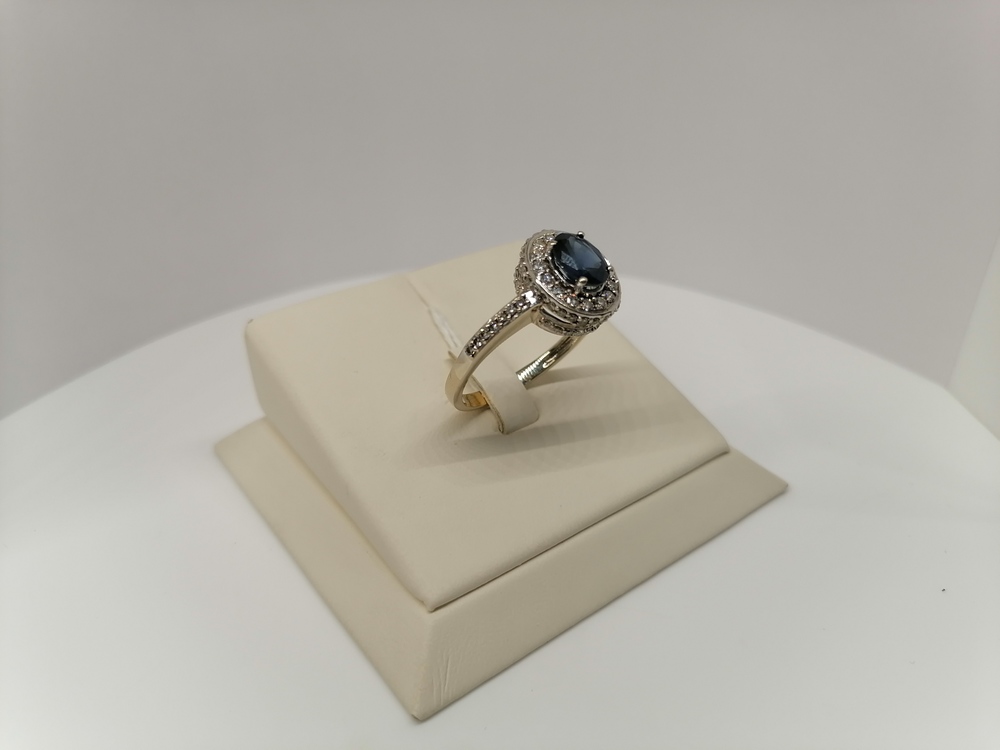 КОЛЬЦО БРИЛЛИАНТ Au 750