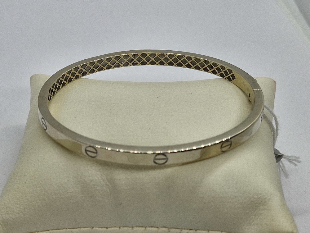 БЖГ585 БРАСЛЕТ ЖЕСТКИЙ ГЛАДКИЙ (Au 585)