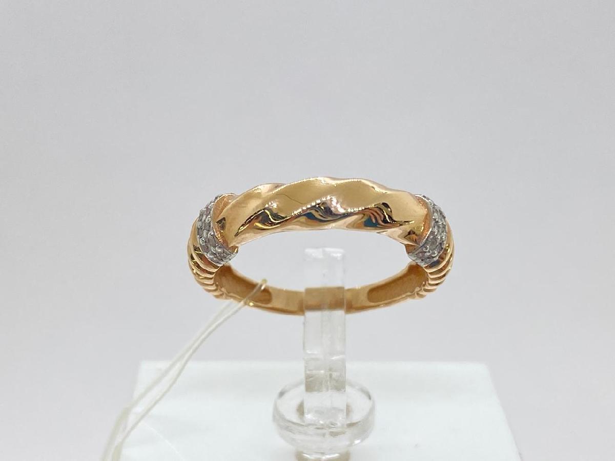 К5137 КОЛЬЦО С КАМНЯМИ (Au 585)