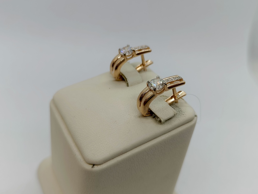 СЕРЬГИ С КАМНЯМИ (Au 585)