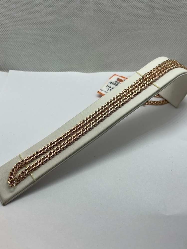 ЦЕПЬ ПУСТОТЕЛАЯ Ромб двойной (Au 585)