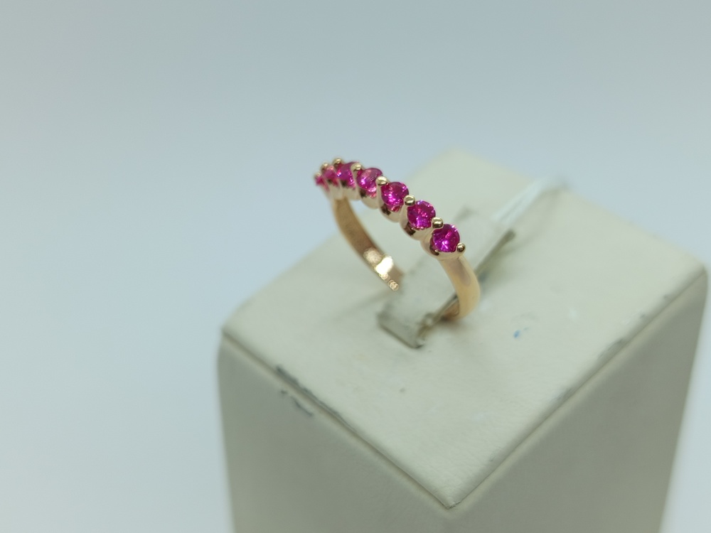 КОЛКМИ585 КОЛЬЦО С КАМНЯМИ (Au 585)