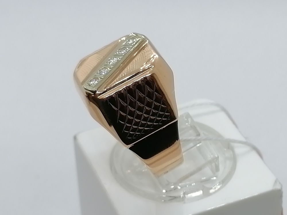 ПЕЧКМИ583 ПЕЧАТКА С КАМНЯМИ (Au 583)