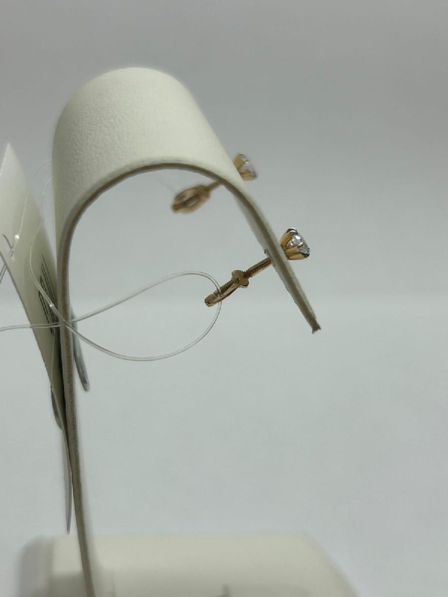 СЕРЬГИ ПУСЕТЫ с камнем (Au 585)