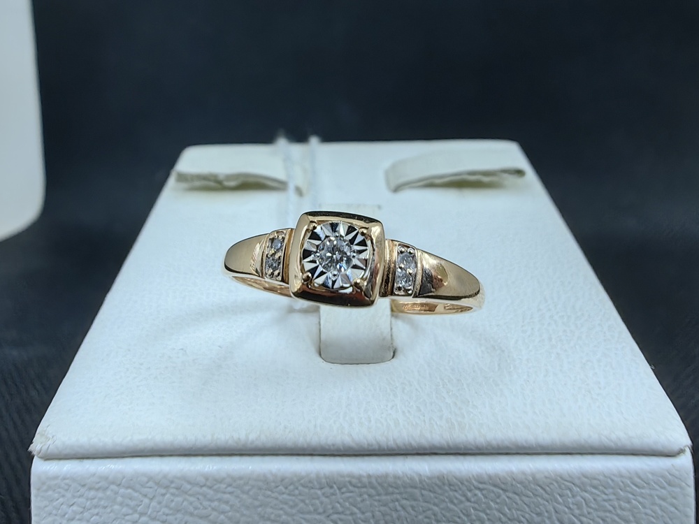 КОЛЬЦО БРИЛЛИАНТ Au 585