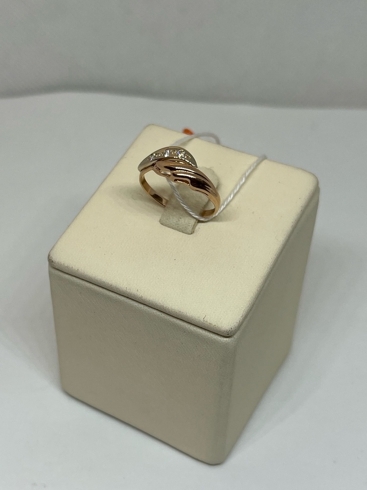 КОЛКМИ585 КОЛЬЦО С КАМНЯМИ (Au 585)