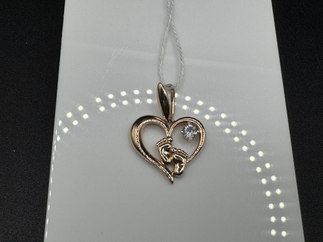 ПОДКМ585 ПОДВЕСКА С КАМНЕМ (Au 585)