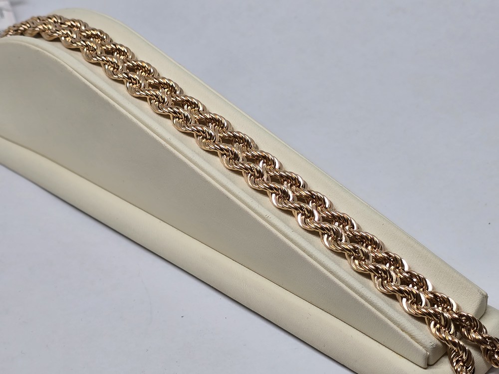 ЦЛВР585 ЦЕПЬ ПОЛНОВЕСНАЯ Веревка (Au 585)