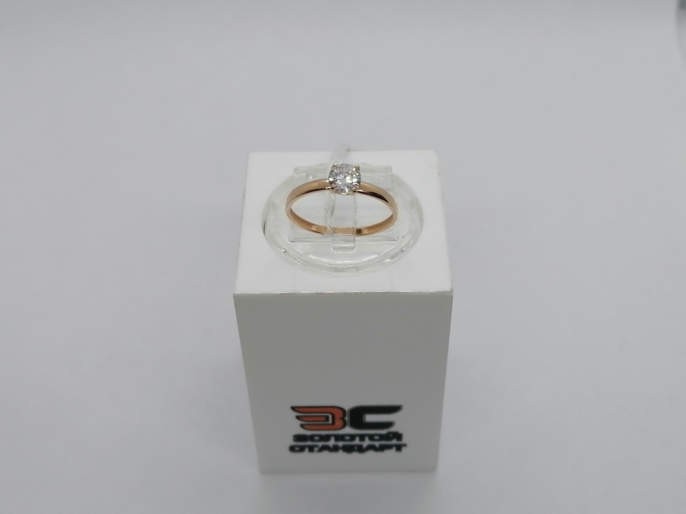 КОЛКМ585 КОЛЬЦО С КАМНЕМ (Au 585)