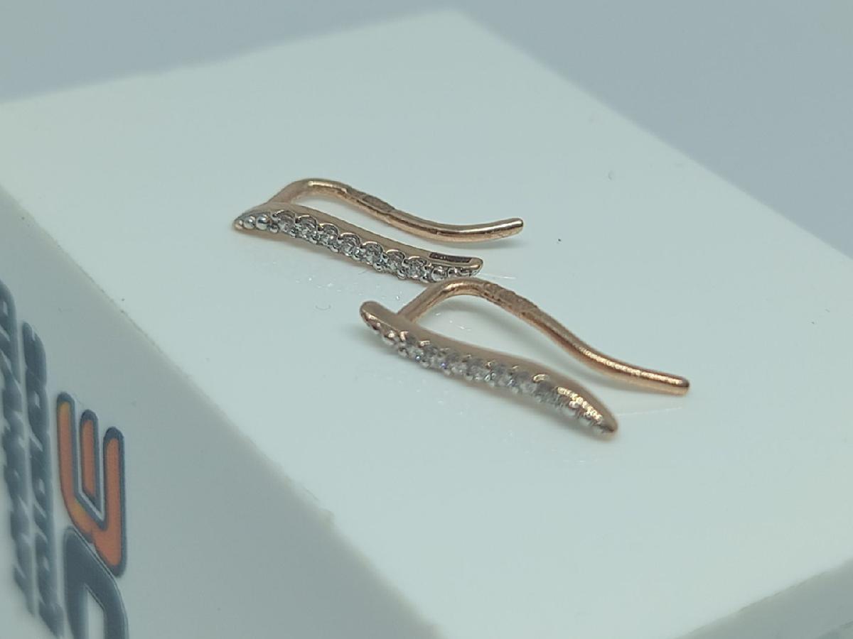 СКМИ585 СЕРЬГИ С КАМНЯМИ (Au 585)