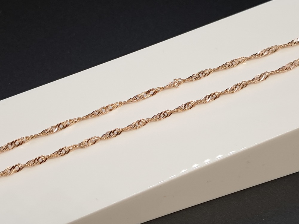 ЦЛСИ585 ЦЕПЬ ПОЛНОВЕСНАЯ Сингапур (Au 585)