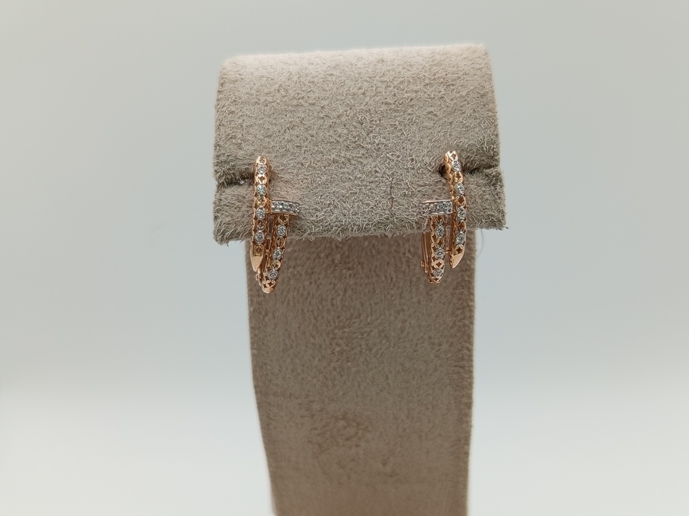 СЕРЬГИ С КАМНЯМИ (Au 585)