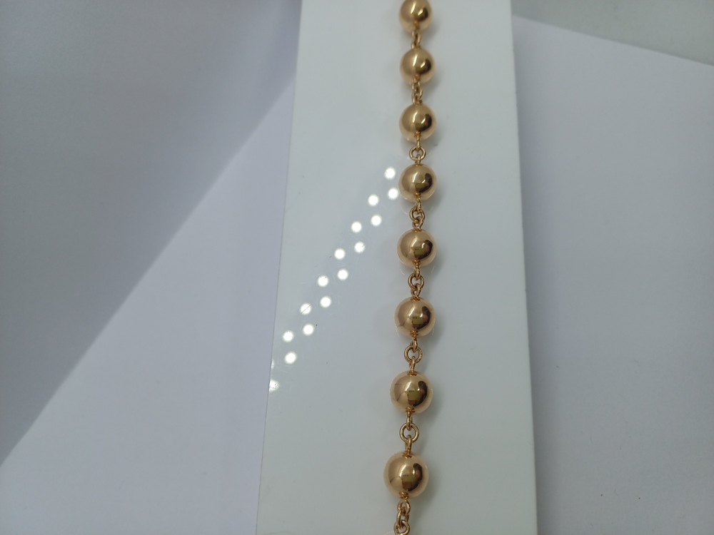 764-8 БРАСЛЕТ ФАНТАЗИЯ без камня (Au 585)