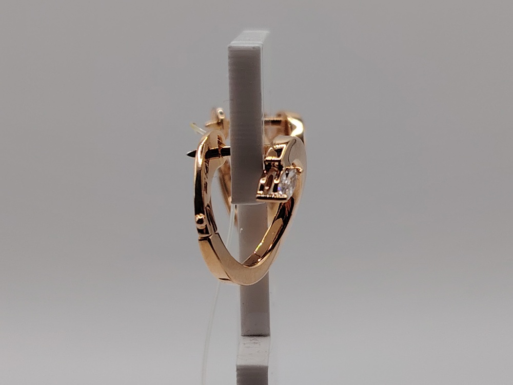 СЕРЬГИ С КАМНЕМ (Au 585)