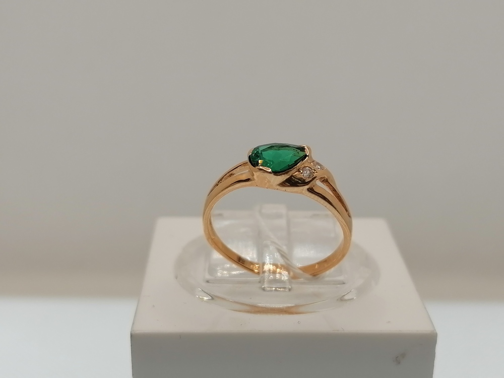 КОЛКМИ585 КОЛЬЦО С КАМНЯМИ (Au 585)