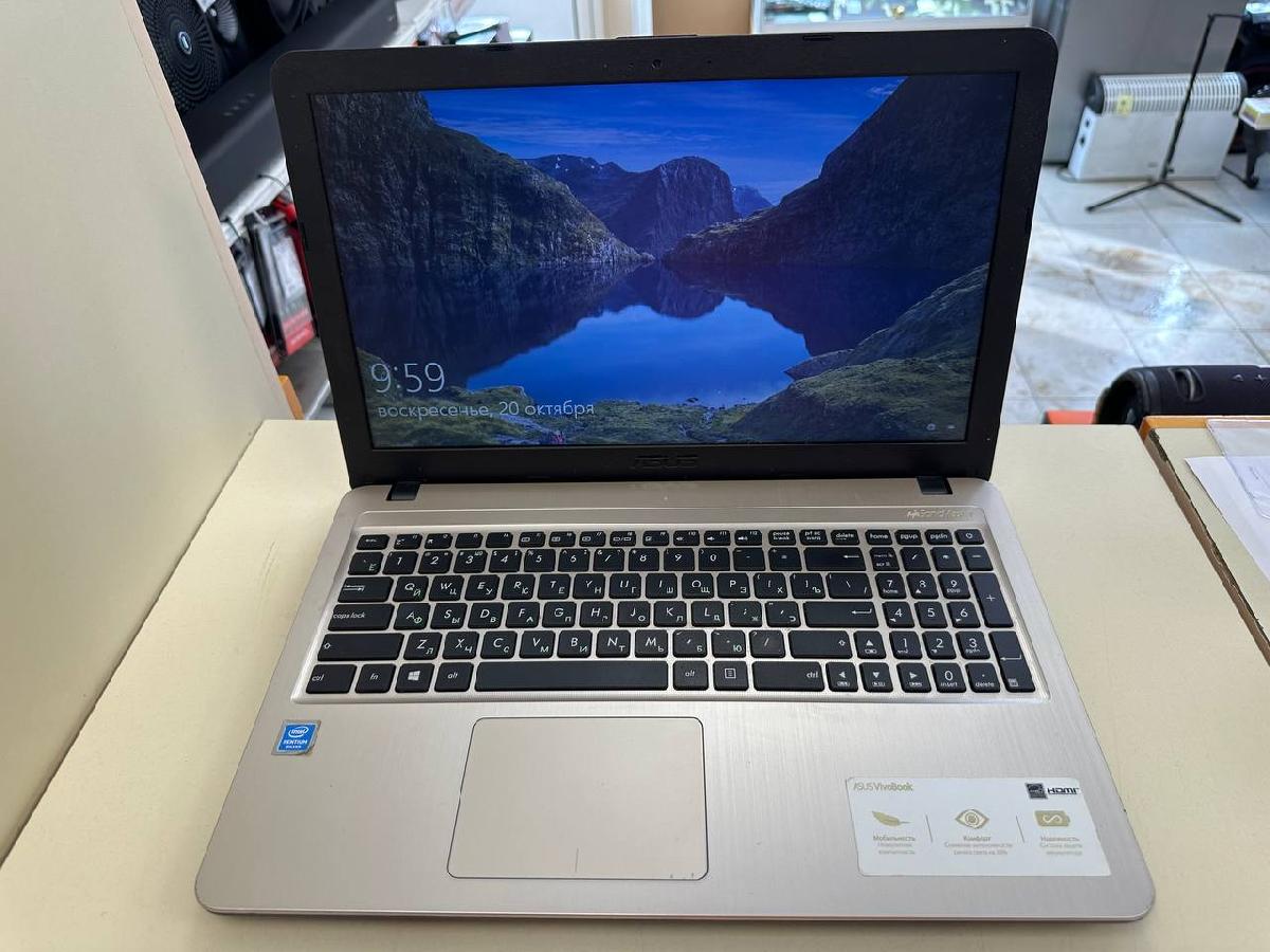 Ноутбук ASUS D540M; Pentium N5000, Intel UHD Graphics 605, 4 Гб, 128 Гб, Нет