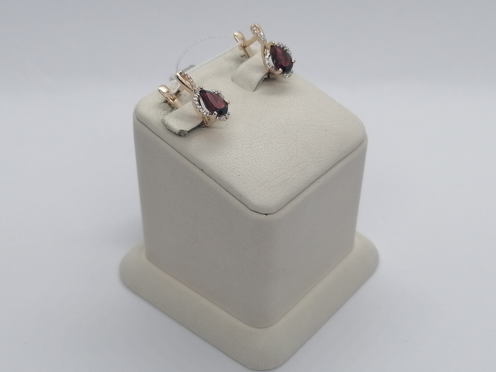 СЕРЬГИ С КАМНЯМИ (Au 585)