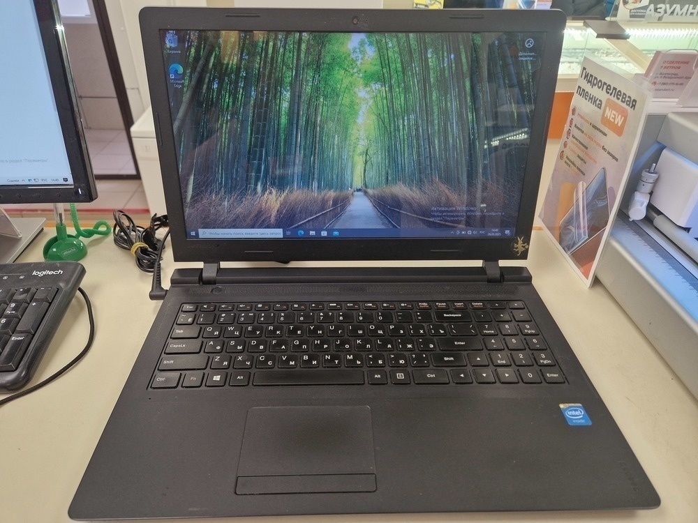 Ноутбук Lenovo Ideapad 100-15iBY; Celeron N2840, HD Graphics, 4 Гб, 120 Гб, Нет