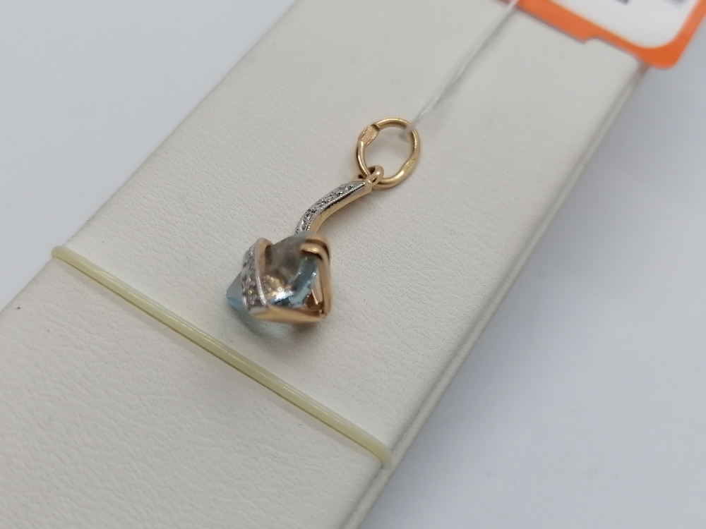 ПОДВЕСКА С КАМНЯМИ (Au 585)