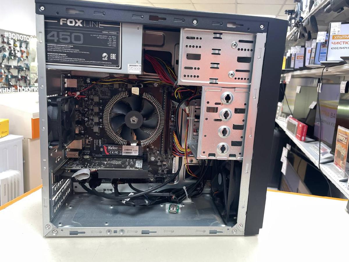 Системный блок DEPO; Ryzen 5 3600, GeForce GT 730, 8 Гб, 512 GB, Нет