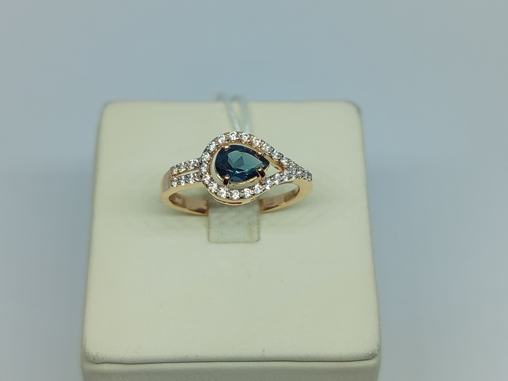 КОЛКМИ585 КОЛЬЦО С КАМНЯМИ (Au 585)