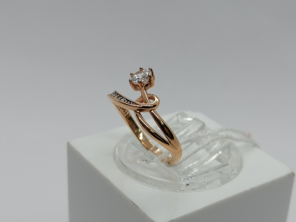 КОЛКМИ585 КОЛЬЦО С КАМНЯМИ (Au 585)