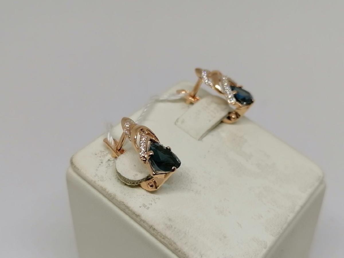 СКМИ585 СЕРЬГИ С КАМНЯМИ (Au 585) СКМИ585 СЕРЬГИ С КАМНЯМИ (Au 585)