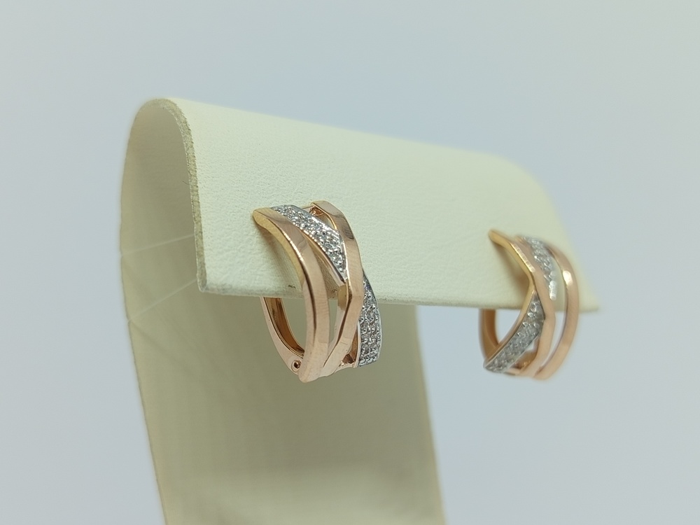 СЕРЬГИ С КАМНЯМИ (Au 585)