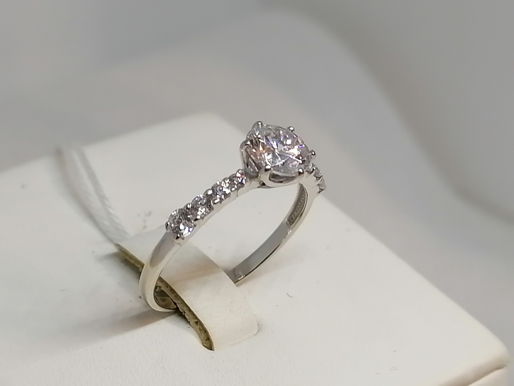 КОЛКМИ585 КОЛЬЦО С КАМНЯМИ (Au 585)