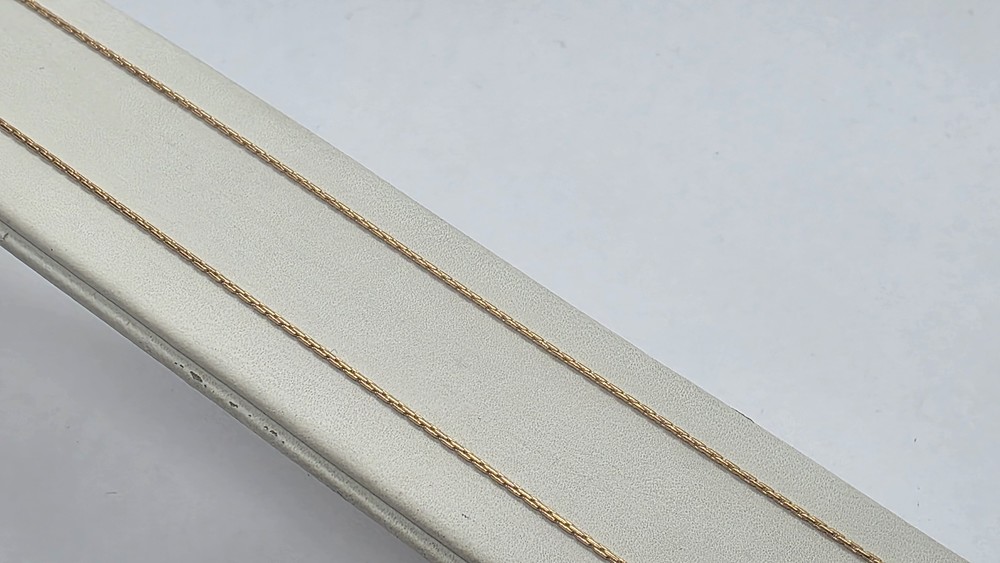 ЦЕПЬ ПОЛНОВЕСНАЯ Жгут(снейк) (Au 585)