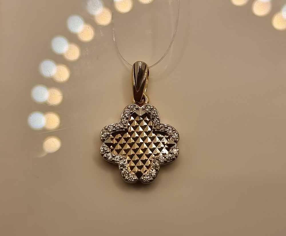 ПОДВЕСКА С КАМНЯМИ (Au 585)