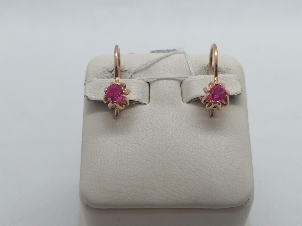 СЕРЬГИ С ПЕТЕЛЬКОЙ (Au 585)