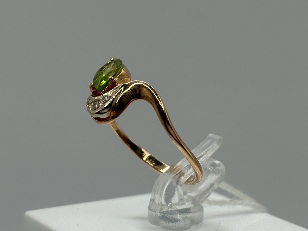 КОЛКМИ585 КОЛЬЦО С КАМНЯМИ (Au 585)