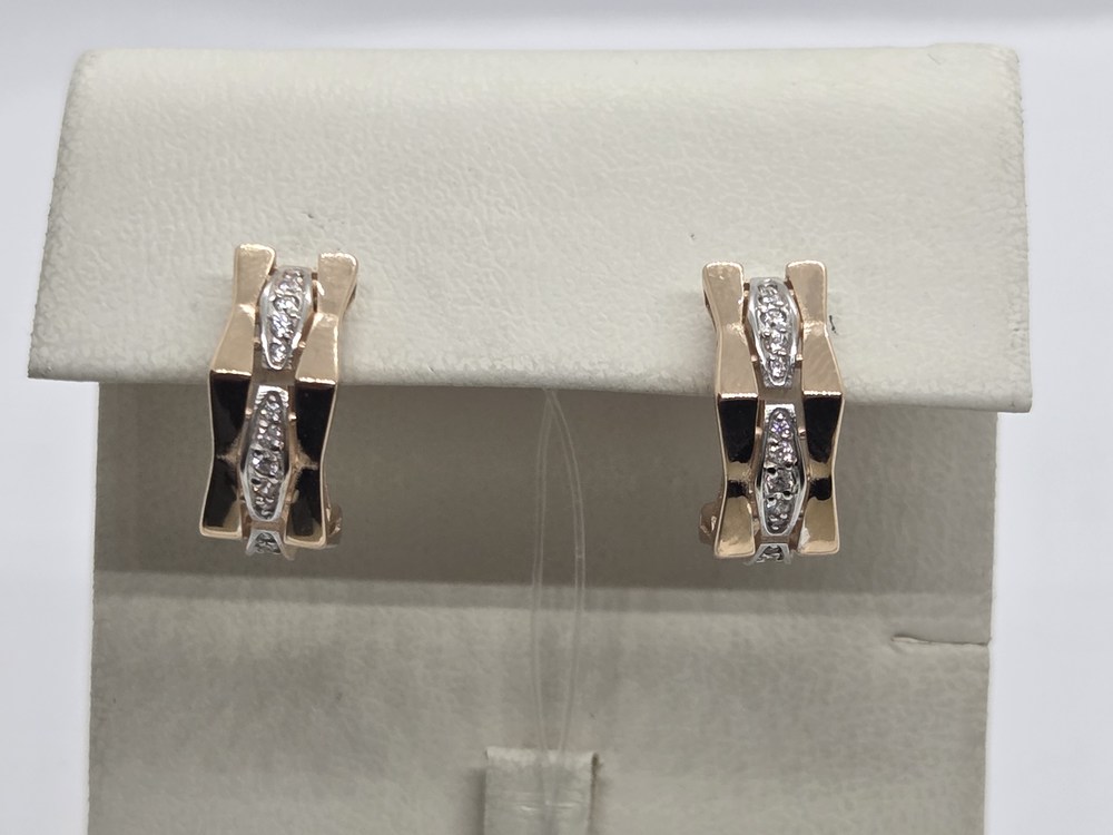 СЕРЬГИ С КАМНЯМИ (Au 585)