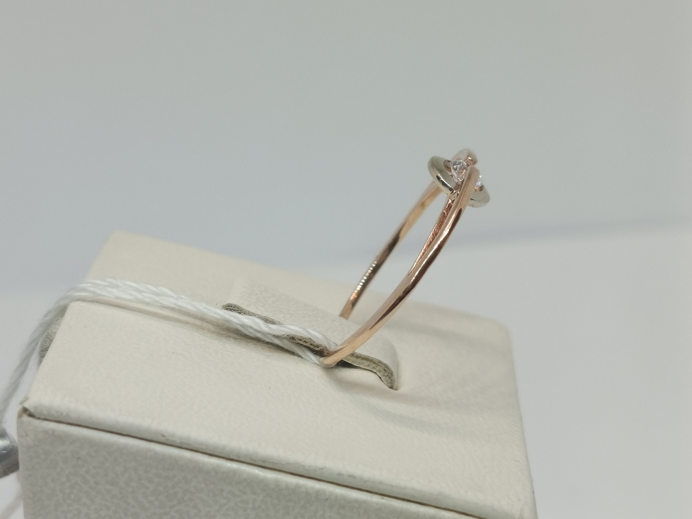 КОЛКМ585 КОЛЬЦО С КАМНЕМ (Au 585)