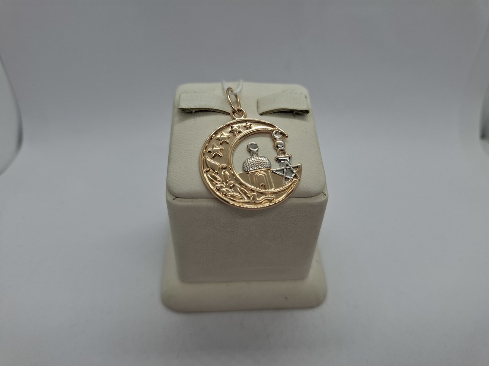 ПОДВЕСКА МЕЧЕТЬ БЕЗ КАМНЯ (Au 585)