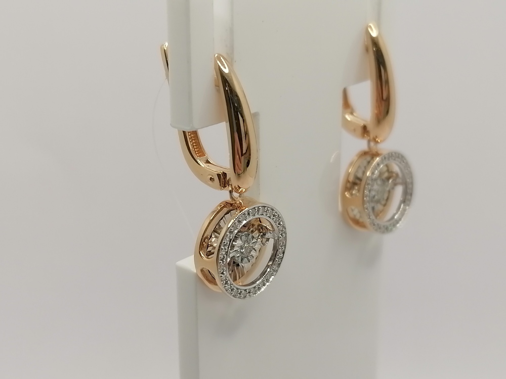 СЕРЬГИ БРИЛЛИАНТ (Au 585)