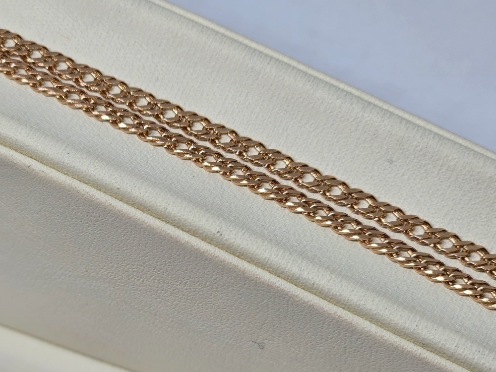 ЦЛР2585 ЦЕПЬ ПОЛНОВЕСНАЯ Ромб двойной (Au 585)