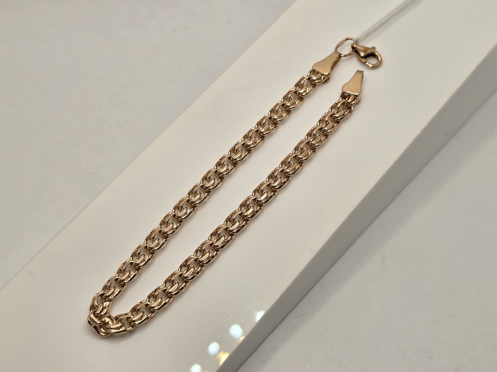 БРАСЛЕТ ПОЛНОВЕСНЫЙ Бисмарк (Au 585)