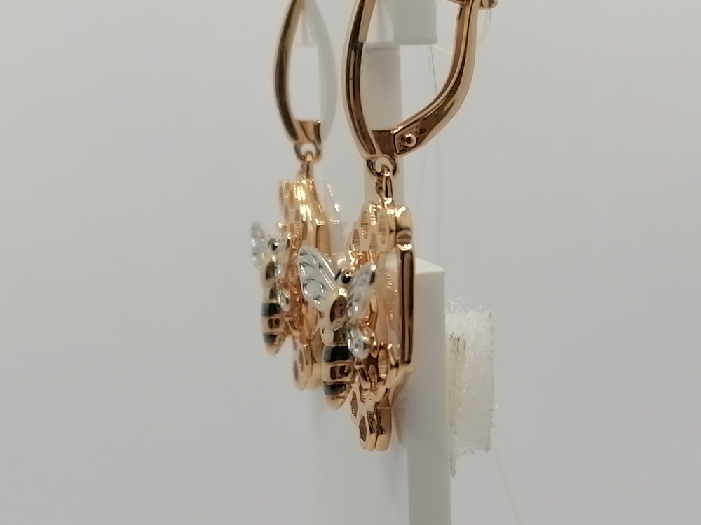 СЕРЬГИ БЕЗ КАМНЯ (Au 585)