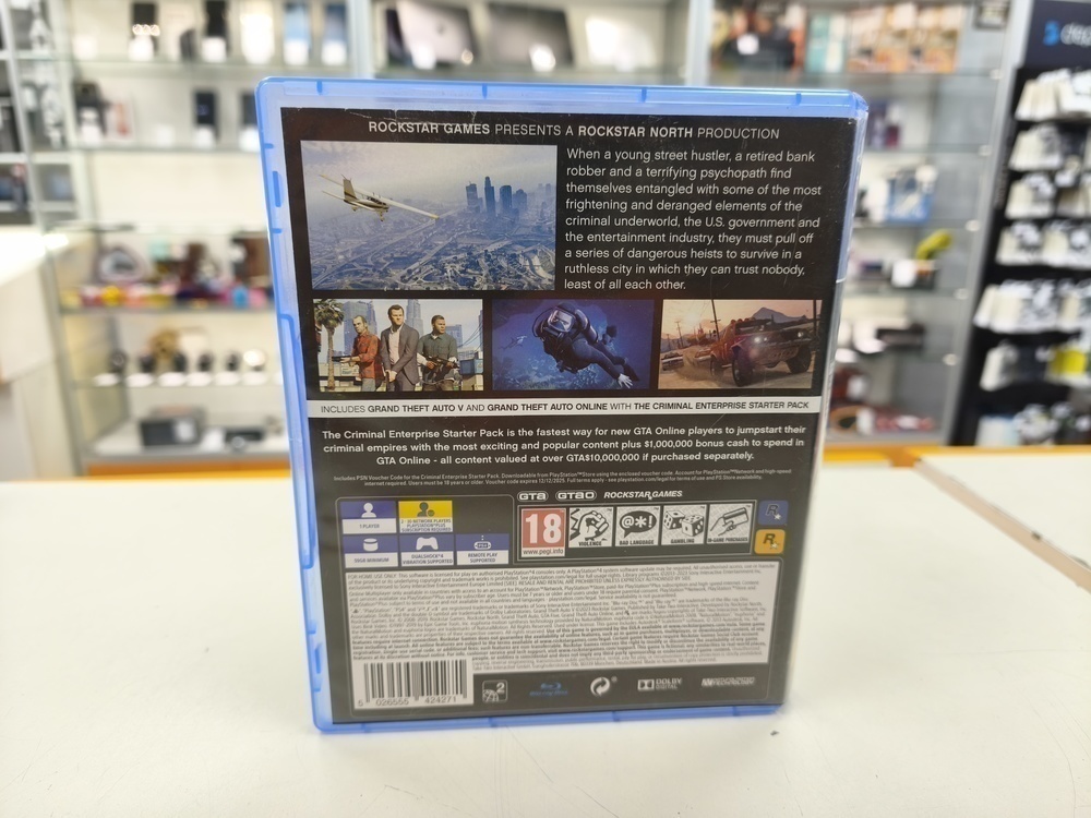 Игра Playstation 4 GTA 5